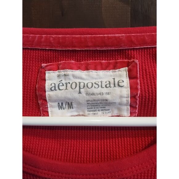 Aeropostale Women’s Medium Barbie Hot Pink Thermal Long Sleeve Shirt Vintage - Picture 5 of 6